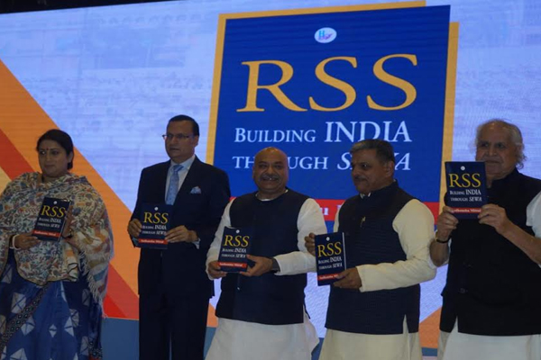 Sudhanshu Mittal’s Book “RSS: Building India Through Sewa” released in National capital
