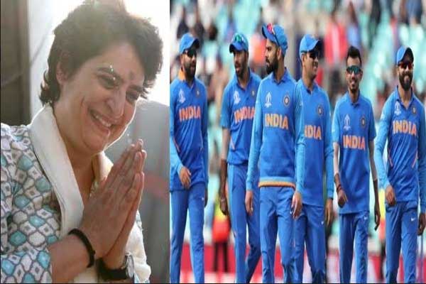 Priyanka congratulates Team India for the semi-finals