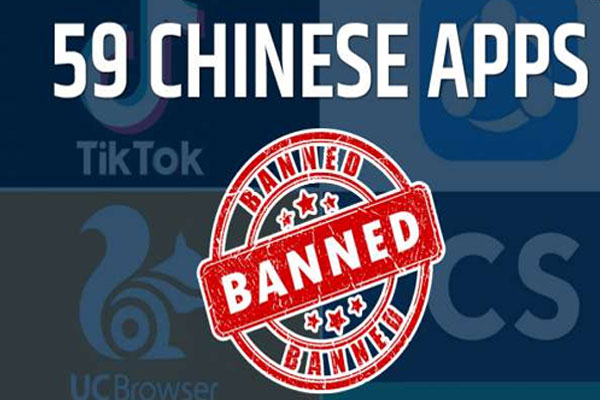 TikTok पर लगा बैन or 59 कौन से चीनी Apps बैन