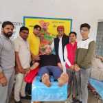 Tribute to the martyrs - Massive blood donation camp and free healthy check-up camp organized.