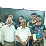 जे.सी. बोस विश्वविद्यालय की वॉलीबॉल टीम ने जीता स्वर्ण पदक