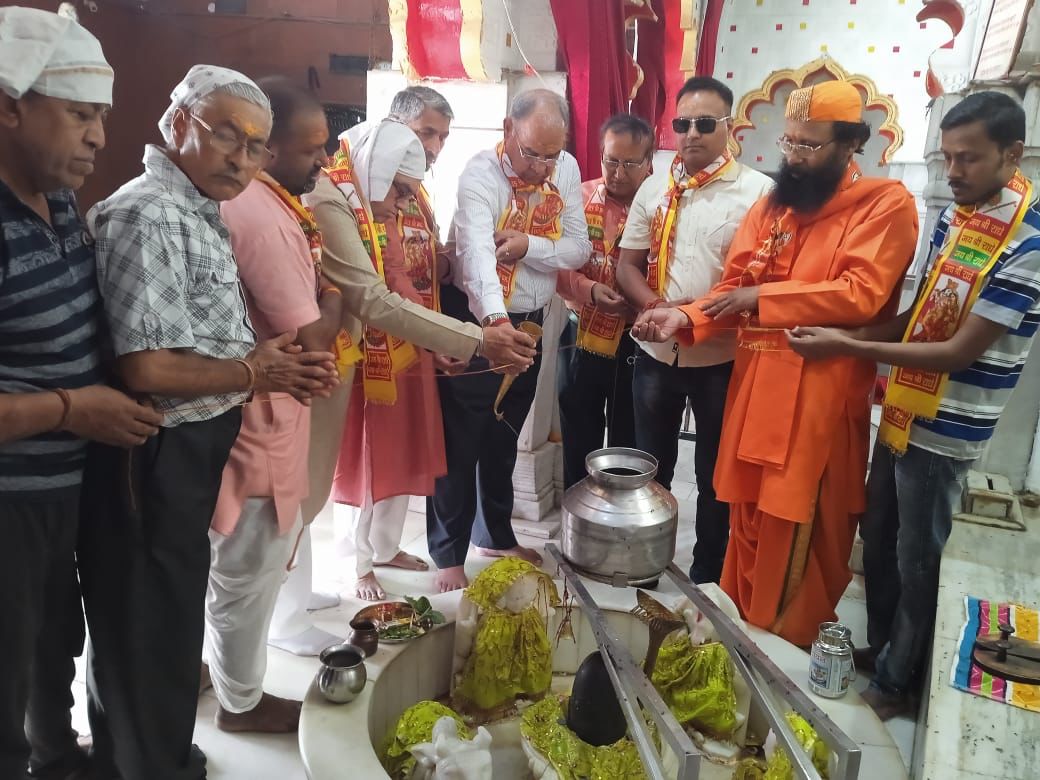 माता वैष्णव देवी मंदिर में हुआ भव्य रूद्राभिषेक-जगदीश भाटिया