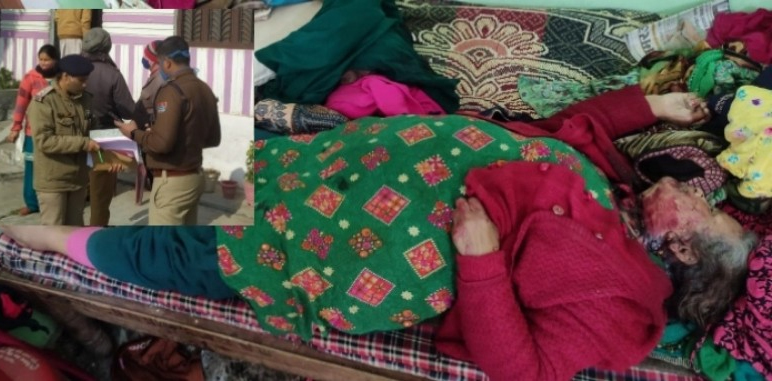 युवक ने मां के सीने में घोंपा चाकू और रेता गला