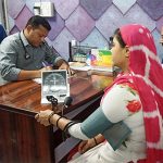 स्वास्थ्य जांच शिविर में 275 लोगों ने लाभ उठाया