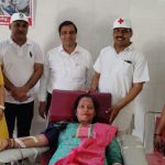 # palwal | अपना ब्लड बैंक व रेडक्रॉस ,पूर्वांचल जन कल्याण समिति के तत्वाधान में रक्तदान शिविर आयोजित