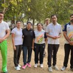 D C ( उपायुक्त ), पलवल कृष्ण कुमार सहित खेल प्रशिक्षक व खिलाड़ियों की मैराथन में शिरकत