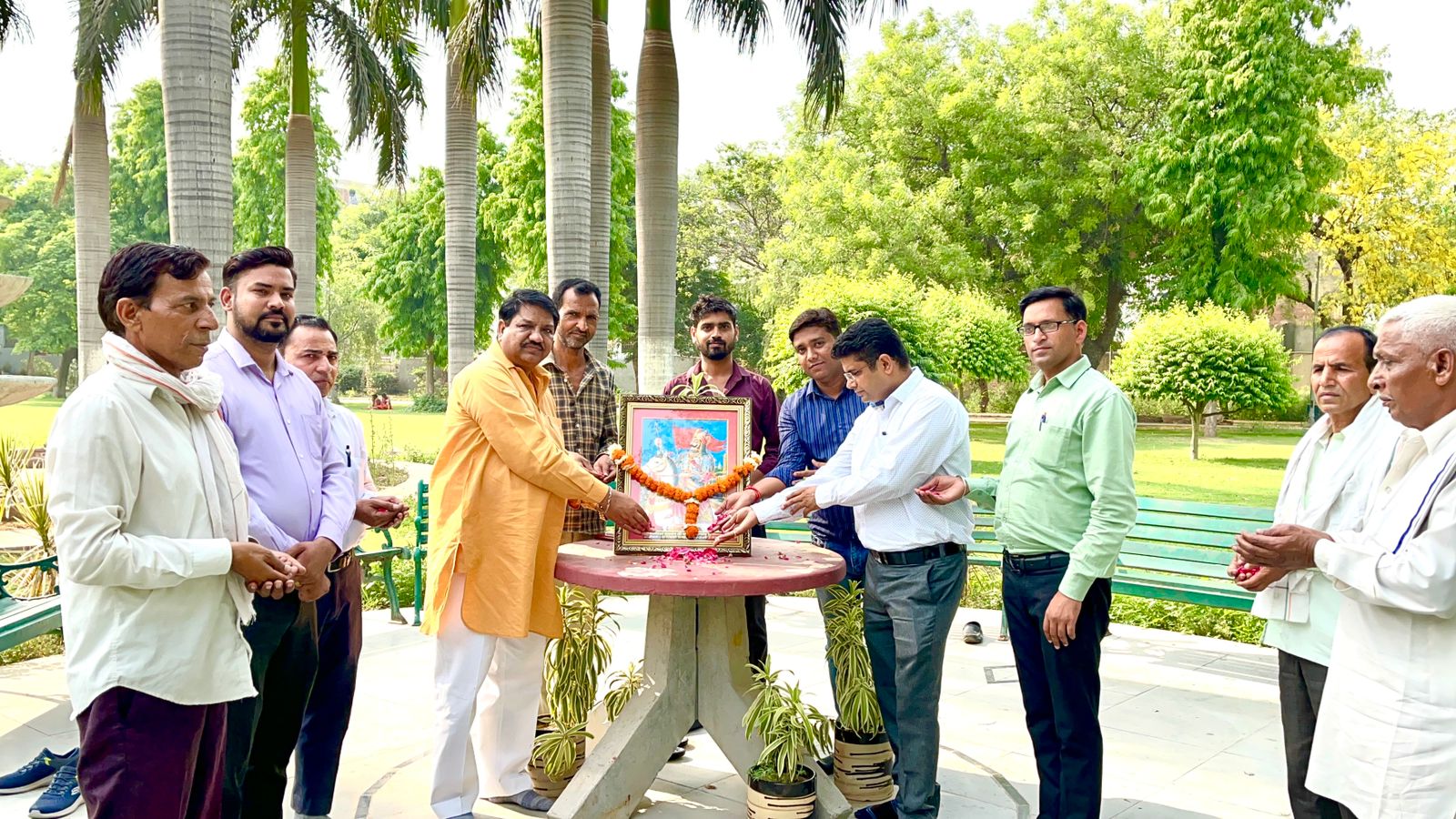 जजपा जजपा प्रदेश प्रवक्ता उमेश भाटी और टीम ने धूमधाम से मनाई महाराणा प्रताप जी की जयंती