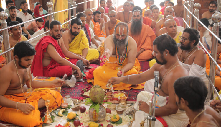 Five-day fifteenth Brahmotsavam begins at Shri Siddhadata Ashram