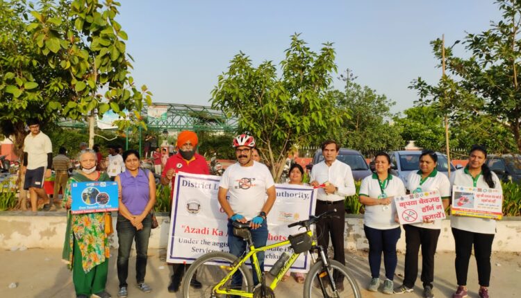 World Cycle Day पर एक साइकिल रैली टाउन पार्क ,सेक्टर 31 फरीदाबाद से निकाली