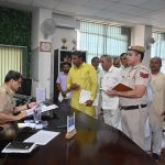 Palwal/ जिला पुलिस अधीक्षक, ने अपने कार्यालय मे लगाया जनता दरबार