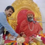एनआईटी 5 स्थित श्री हरि मंदिर में चल रहे श्रीमद्भागवत में शहर के प्रमुख चेहरे हुए शामिल