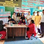 वरिष्ठ माध्यमिक विद्यालय पिंगोड में लगाया निशुल्क स्वास्थ जांच शिविर