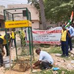 Plantation..नर्चर फाउंडेशन द्वारा गांव पल्ला में पौधारोपण