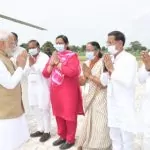तिगांव विधानसभा में एमएलए राजेश नागर ने की पीएम नरेन्द्र मोदी की अगवानी