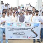 मानव रचना डेंटल कॉलेज और भारतीय ऑर्थोडोंटिक सोसाइटी ने मिलकर कैंपस में स्माइल रैली निकाली