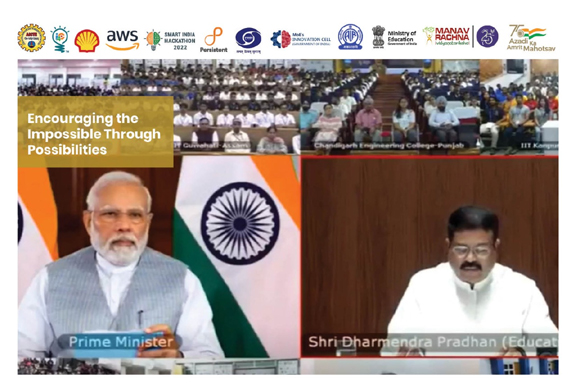 पीएम मोदी ने स्मार्ट इंडिया हैकथॉन 2022 के मानव रचना में काम कर रहे प्रतिभागियों को संबोधित किया