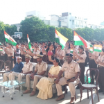 ‘हर घर तिरंगा’ अभियान के तहत छात्रों को देश भक्ति के लिए किया प्रेरित