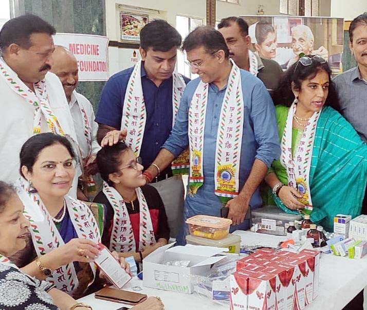 गरीबों के लिए वरदान से कम नहीं है स्वास्थ्य जांच शिविर : राजीव जेटली