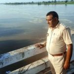 यमुना नदी में पानी के बढ़ते जलस्तर खतरे को ग्राम वासियों को सूचित कर किया सजग