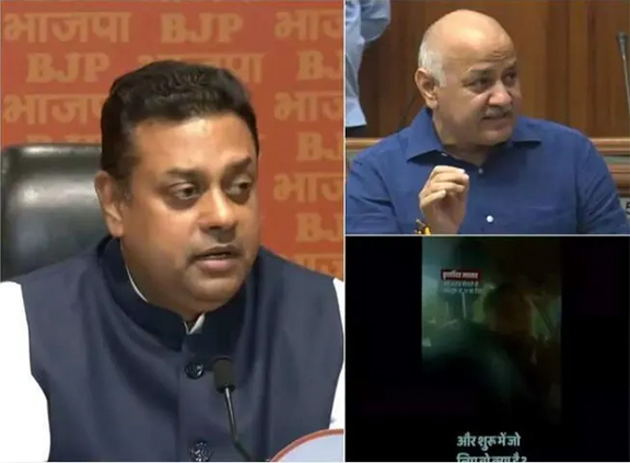 दिल्ली शराब नीति पर भाजपा का स्टिंग: पात्रा बोले- शराब माफिया से केजरीवाल-सिसोदिया ने कमीशन कमाया