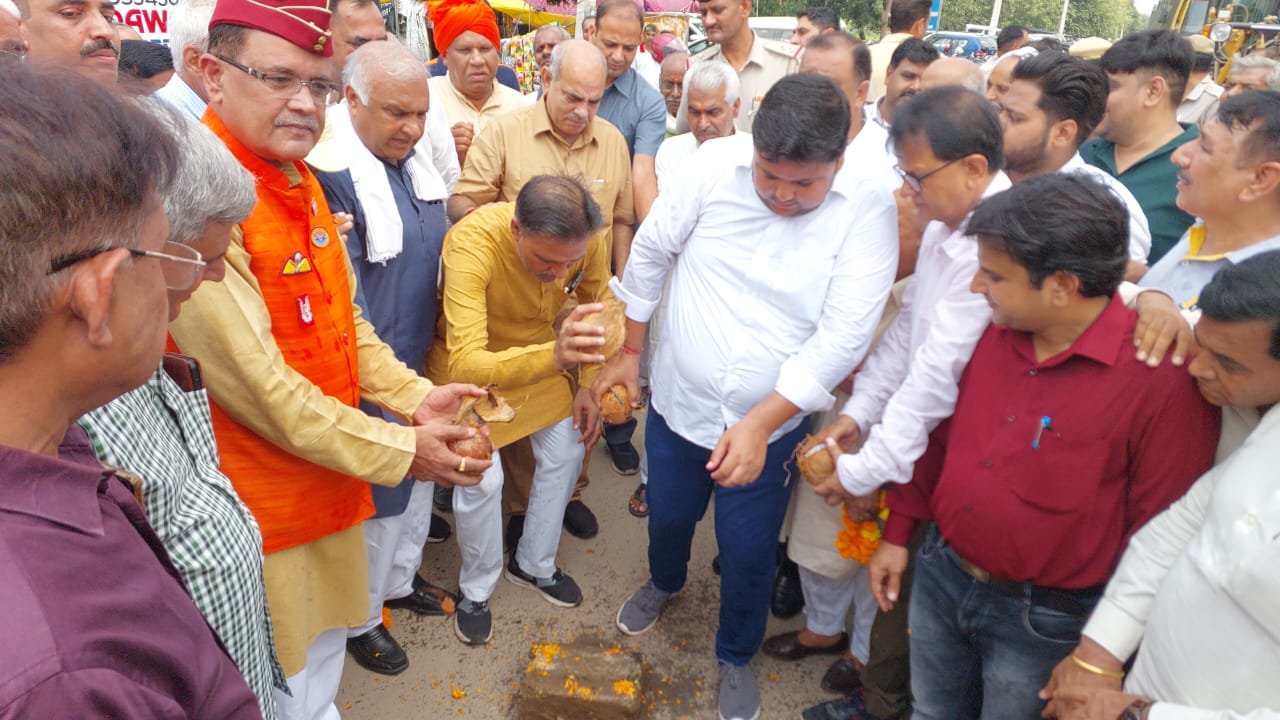 Cabinet Minister मूलचंद शर्मा ने दी बल्लभगढ़ वासियों को साढ़े तीन करोड़ रुपये के विकास कार्यों की सौगात