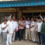 Memorandum submitted to SE Faridabad regarding the stalled salary of raw employees and the caliphate of Skill Employment Corporation