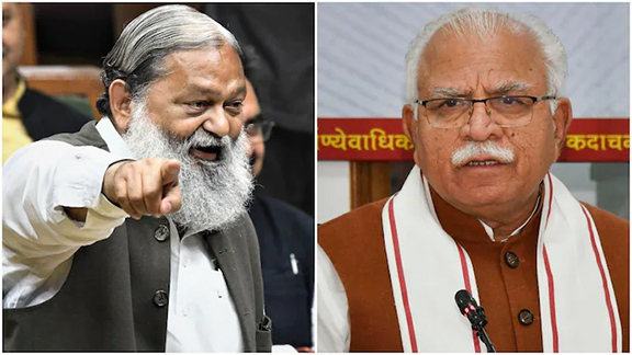 CM और विज की कम हो रही दूरियां, चिरायु कार्ड वितरण में मनोहर ने विज की तारीफ की, बोले- उनकी देखरेख में अच्छा हो रहा काम