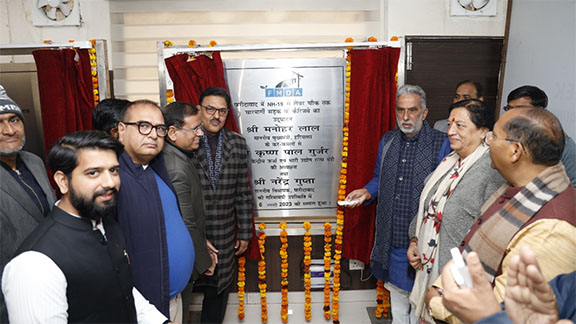 फरीदाबाद के सामाजिक एवं आर्थिक विकास के पहिये  को और भी अधिक तेजी के साथ आगे मिलकर आगे बढ़ाएंगे : कृष्णपाल गुर्जर