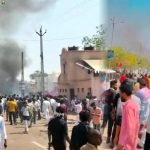 गुजरात के वडोदरा में शोभायात्रा पर पथराव:महाराष्ट्र में मंदिर के बाहर आगजनी, सांसद बोले- शराबियों ने हिंसा की
