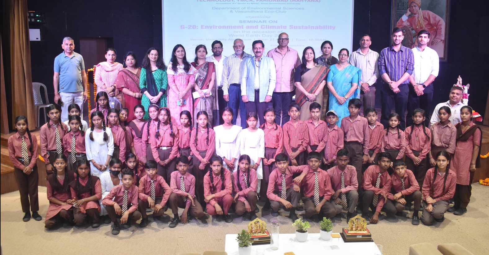 जे.सी. बोस विश्वविद्यालय द्वारा मनाया गया विश्व पृथ्वी दिवस