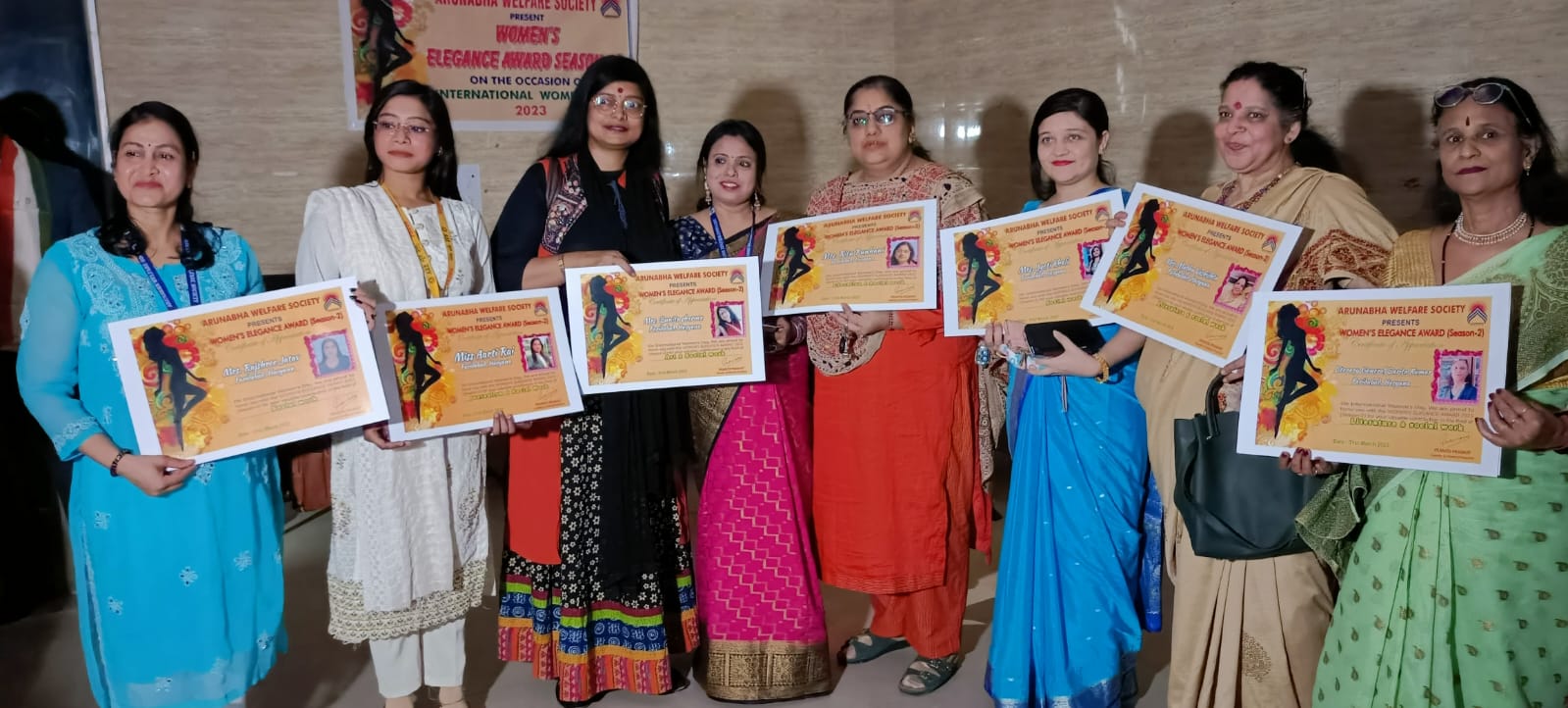 वुमेन्स एलीगेन्स अवार्ड सीजन - 2 का आयोजन किया गया