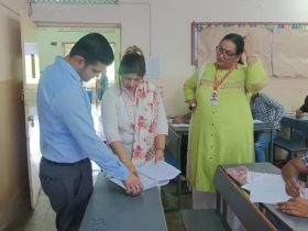 डीसी विक्रम सिंह ने किया  एचसीएस परीक्षा केन्द्रों का औचक निरीक्षण