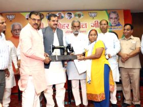 Modi-Manohar consider the people of the country and state as their family: Krishnapal Gurjar