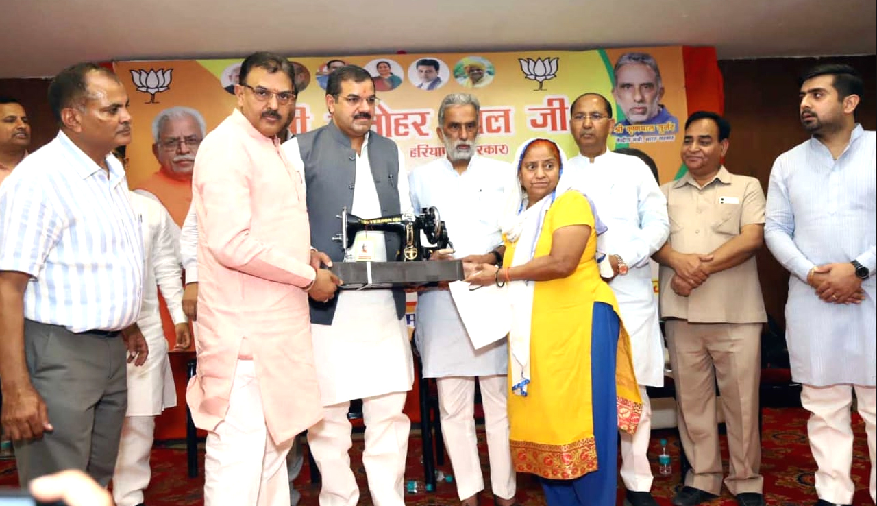 Modi-Manohar consider the people of the country and state as their family: Krishnapal Gurjar