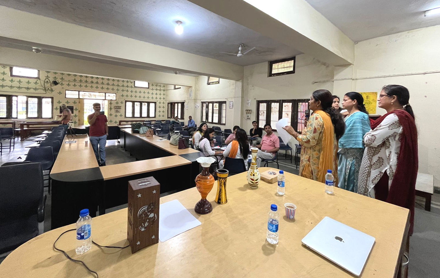 Organizing Nehru College Faculty Development Workshop on Entrepreneurship and its problems and solutions: Anurag Pandey