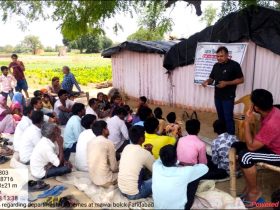 Horticulture Department Faridabad organized village level awareness camp in village-Mawai