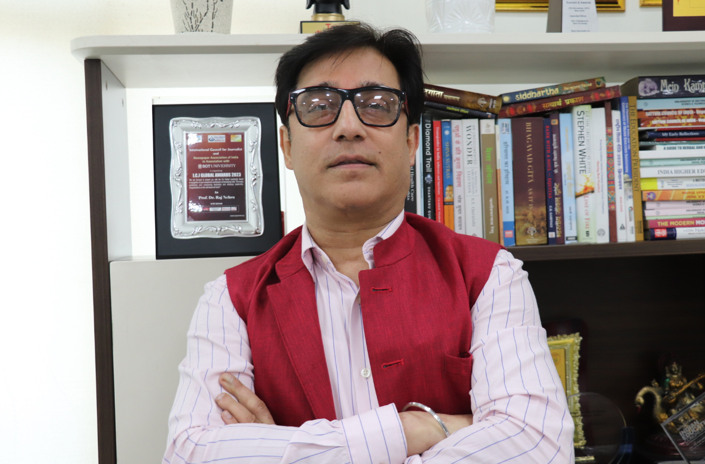 Vice Chancellor Dr. Raj Nehru received ICJ Global Award