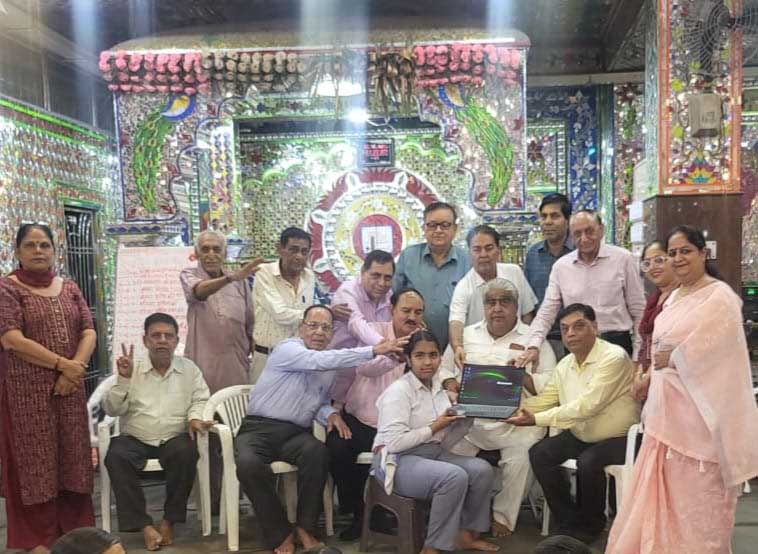श्री सनातन धर्म सीनियर सेकेंडरी स्कूल, 1बी- ब्लॉक के बच्चों की जीत पर मंदिर की प्रबंधन कमेटी द्वारा किया गया प्रोत्साहन