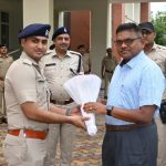 ADGP South Range रेवाड़ी एम रवि करण,आईपीएस ने पुलिस लाइन पलवल का किया निरीक्षण
