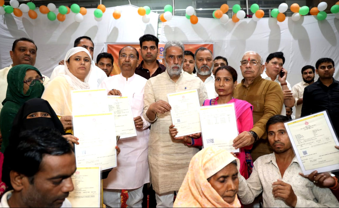 फरीदाबाद में हर माह फ्री में की जा रही है लगभग 25000 क्विंटल गेहूं व 1300 क्विंटल चीनी लाभार्थियों को वितरित : कृष्णपाल गुर्जर