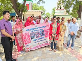 हरियाणा उदय कार्यक्रम के तहत स्वच्छ भारत मिशन के अंतर्गत गांव सागरपुर में गांव में स्वच्छता अभियान चलाया