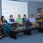 मानव रचना परिसर में फिल्म ‘फौजा’ के प्रमोशन के लिए पहुंची स्टारकास्ट, छात्रों संग किया संवाद