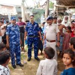 उपचुनावों को लेकर पुलिस व आरएएफ टीम ने निकाला फ्लैग मार्च