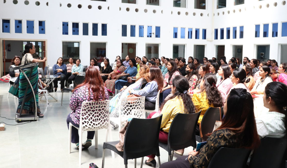 Teacher development workshops were organized in Manav Rachna International Schools, information was received to improve the teaching method of teachers