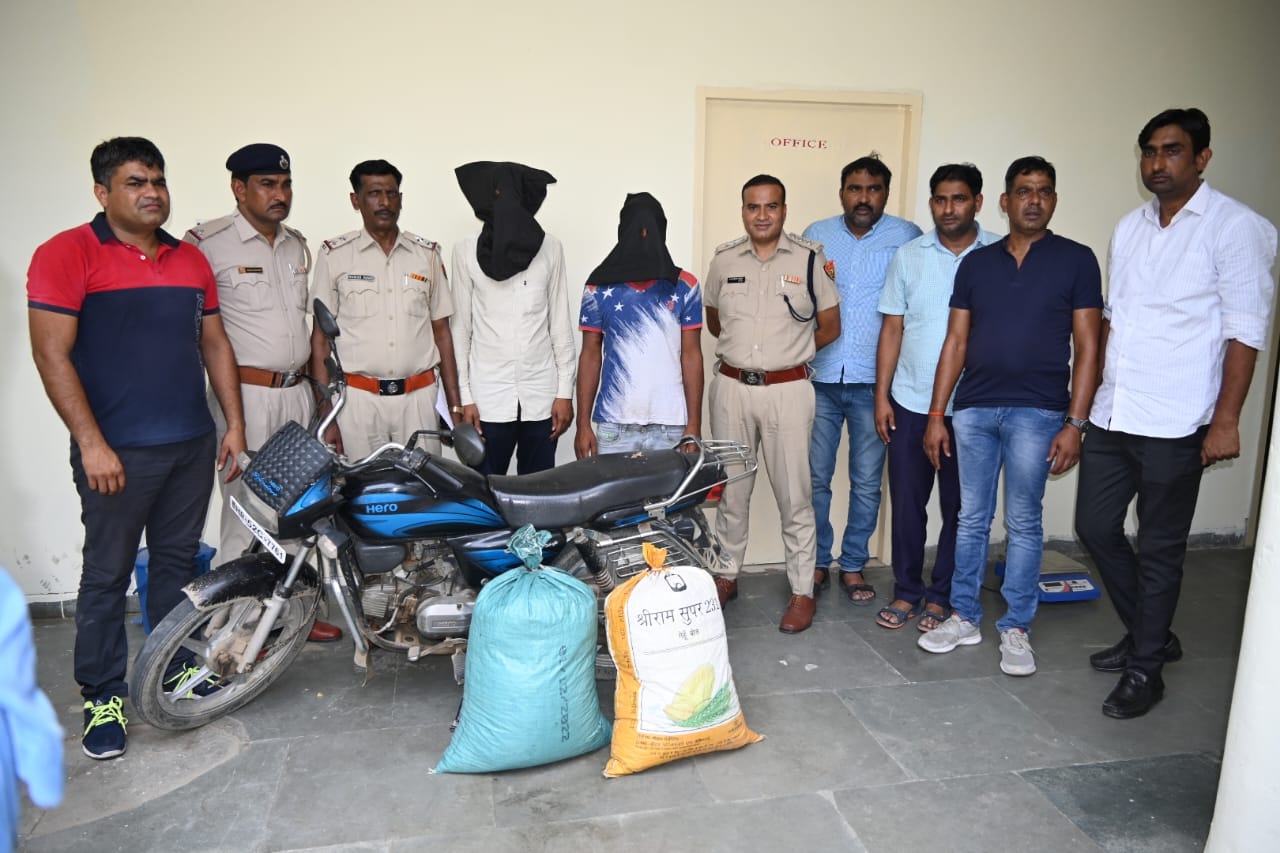 पुलिस अधीक्षक पलवल के कुशल निर्देशन में मादक पदार्थ तस्करी के विरुद्ध जारी कड़ी कार्यवाही