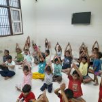 अंतरराष्ट्रीय योग दिवस पर बाल भवन के बच्चों ने दिखाया योग प्रदर्शन