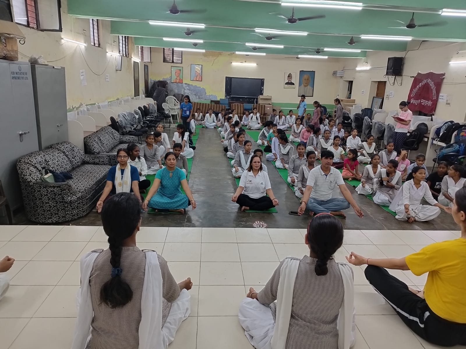 अंतर्राष्ट्रीय योग दिवस पर गुरुग्राम बाल भवन के बच्चों ने किया योग प्रदर्शन