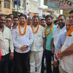 किठवाडी रेलवे पुल के साथ फुट ओवर ब्रिज का विधायक दीपक मंगला ने किया शिलान्यास