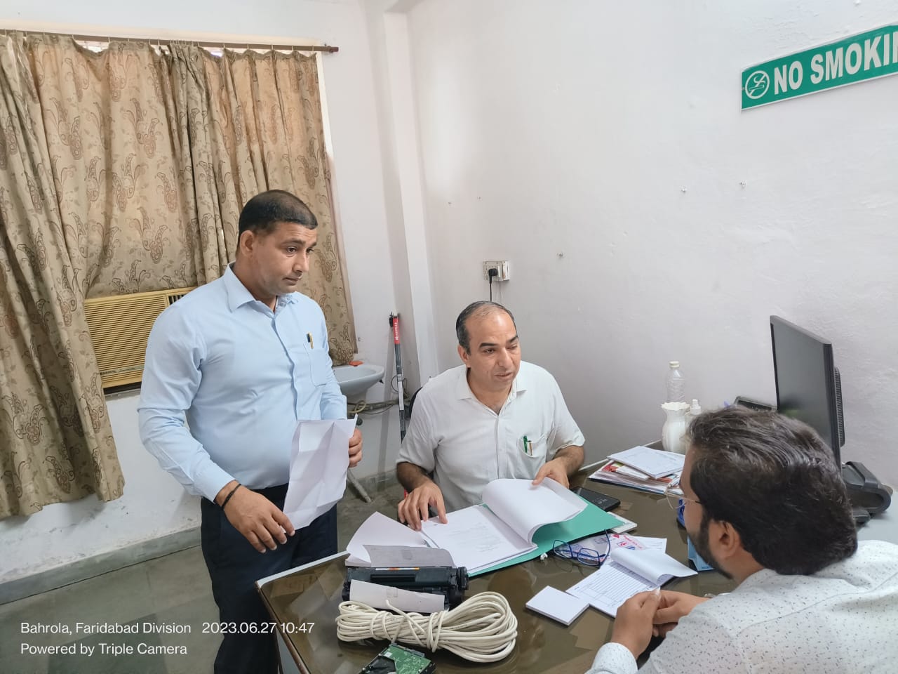 सीएम फ्लाइंग ( मुख्यमंत्री उड़न दस्ता ) फरीदाबाद द्वारा ऐबल अस्पताल गांव बहरोला पलवल का निरीक्षण