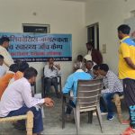 पाली व मोहब्बता बाद के स्टोन क्रेशरों पर हरियाणा उदय/ आउट रिच के तहत स्वास्थ्य शिविर का समापन